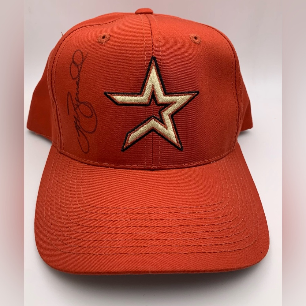 Houston Astros Jeff Bagwell Signed Hat Auto Baseball Cap SnapBack Star Logo READ